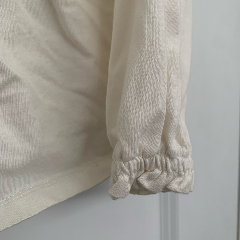 Mini Boden Cream Floral Embroidered Blouse, 4-5T - Picture 5 of 8